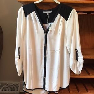 ⭐️Daniel Rainn Silk Blouse NWT